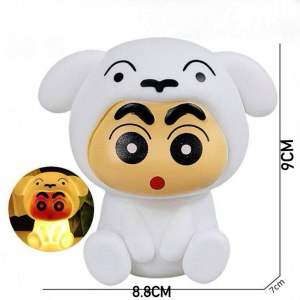 小新小白小夜灯 小号 (1个) Crayon Shin-chan Night Light #有了这个小新小白小夜灯陪伴夜晚不再孤单.平时也能做个小摆件🌈.