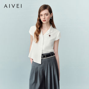 AIVEI | Retro Cultural White Shirt