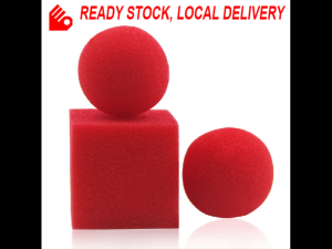 Sponge Ball to Square Magic Prop Gimmick Trick Classic Stage Party Close Up Trick for Beginner