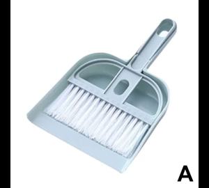 Mini Desktop Sweep Cleaning Brush Keyboard Brush Cat Hamster Dustpan Small Broom Set Pet Professional Cleaning Tools 1 Set 2026