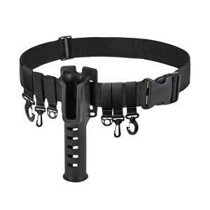 Shawto Multifunction Waist Wading Belts Fishing Rod Holder Inserting Device for Spinning Casting Fly Fishing - Wader Support