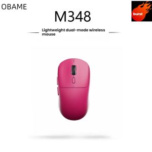 Chuột Bluetooth Không Dây M348 Esports 6400DPI Pin Di Động Nhẹ Bộ Thu Tín Hiệu 2.4GHz Tuổi Thọ Cao - Chuột Chơi Game Cho Cả Hai Tay