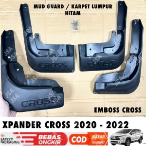 Mud Guard Xpander Cross 2020 2021 Hitam Emboss .