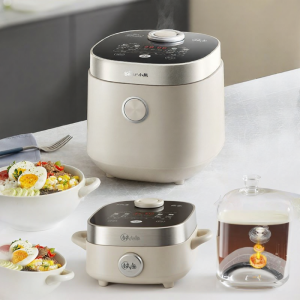 「China Plug」Bear | 0 Fluorine Enamel Mini Rice Cooker 1-2 Persons