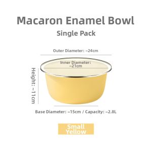 Non-Stick Mixing Enamel Basin