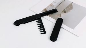 2 In 1 Sisir Rambut Lipat Ganda Pria Wanita Travel Pocket Size