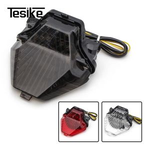 For Yamaha R3 R25 MT03 MT-03 MT07 MT-07 MT-25 FZ-07 Taillight Rear Tail Light Brake light Turn Signals Integrated LED Stop Lamp