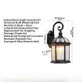 Outdoor Wall Mounted Lamp Waterproof Sunroom Yard Light European Super Bright Courtyard Outdoor Entrance Patio Exterior Wall Hanging Lamp. 