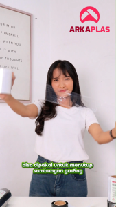 ARKAPLAS Plastik Lilit Wrapping Stretch Film Ukuran 10x200