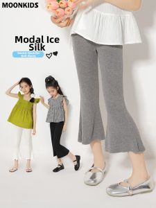 Moonkids | Summer Cooling 7/8 Length Flared Pants for Girls