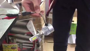 MEGA 2 PCS TaffLED Lampu Utama Depan Sorot Mobil Super Terang Headlamp LED COB H4 Cool White - C6