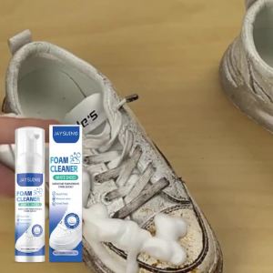 简素净 | White Shoes Foam Cleaner No Rinse Sneaker Cleaning Foam Whitening Stain Remover Quick Dry All Materials Leather Canvas Care