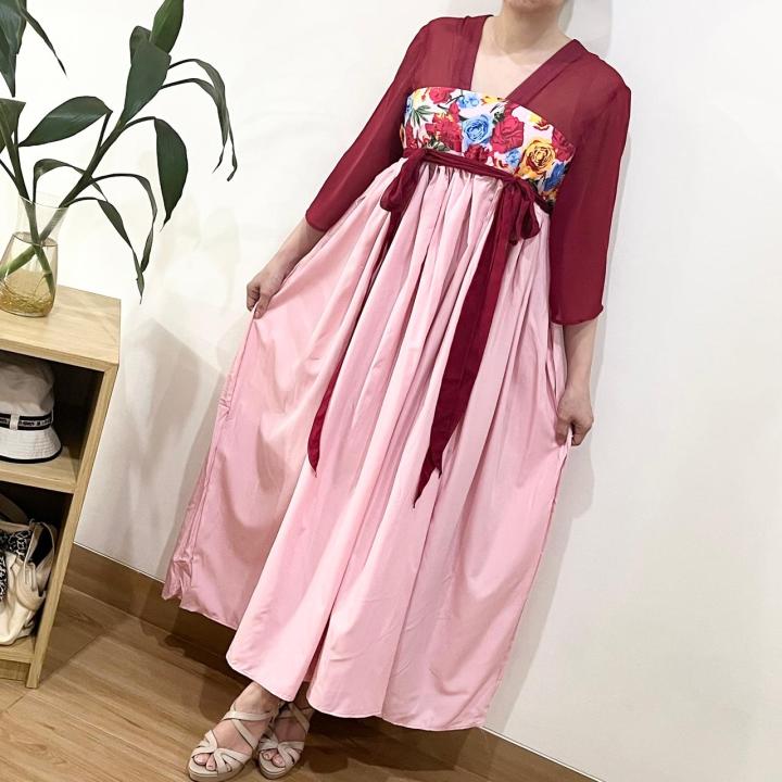 ECLAIRE%20003%20Dress%20Maksi%20Maxi%20Sifon%20Chiffon%20Hanfu%20Imlek%20Lunar%20CNY%20Pesta%20anggun%20Etnis%20Import%20gxooz%20-%20Image%206
