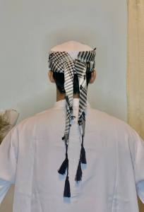 Peci Kuluk Songkok Kopiah Sorban/Imamah Permanen Kombinasi (kode: DK) Anak sampai Dewasa