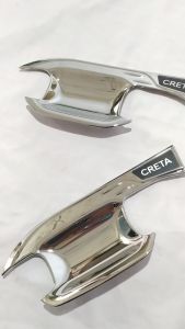 Ốp Hõm Cửa Xe Huyndai Creta 2022-23 Mẫu Nhựa ABS Mạ Crom Sáng Bóng