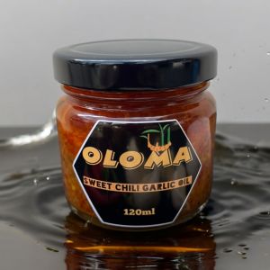Sweet Chili Garlic Oil |120ml| BY OLOMA Garlic Sauce Crafted For Food Lovers Spice Up Your Meals Chilli Sauce 