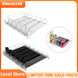 Self Pushing Can Drink Organizer Pusher Bottle Propeller Accessories Replenishment Drink Glide Rack Holder for Fridge Pantry Vending Machine