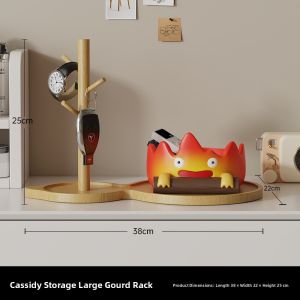 FONDOLO | Red Cassie Firewood Key Storage Tray
