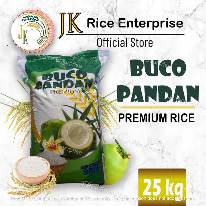 BUCO PANDAN PREMIUM RICE 25KG (QUALITY RICE) | Lazada Philippines
