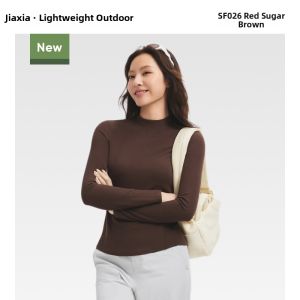Beneunder | Semi-High Collar Warm Fitting Base Layer T-shirt Long Sleeve