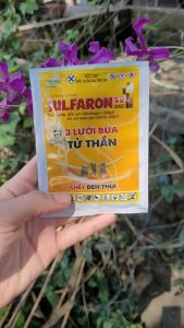 [Freeship Max] Diệt sâu cuốn lá lúa sâu ăn lá trên rau màu cây kiểng SULFARON 3 lưỡi búa tử thần gói 20ml_VTNN TIEN KHOA