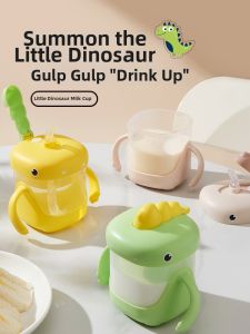 PUTOT | Kids Sippy Straw Cup Suitable For Drinking Milk And Water
