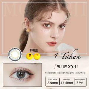 SOFTLENS BLUE 14.5mm 2 botol Softlens Softlens Mata/1year