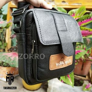 tas selempang kulit tas kulit cowok