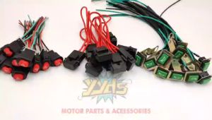 Knight Motorcycle/Car Parts Lightning Fuse BoxHorn Hazzard Taggle Switch 1piece Universal