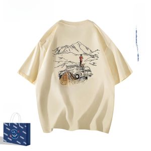 NASA White Cotton T-Shirt Mens Short Sleeve round Neck Casual Summer Breathable Lightweight Printed Tee for Youth And Couples