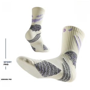 VEIDOORN Pro Demon Combat Professional Basketball Socks Towel Bottom Knee High Sports Elite Male Knee Socks High-Top Long Tube V