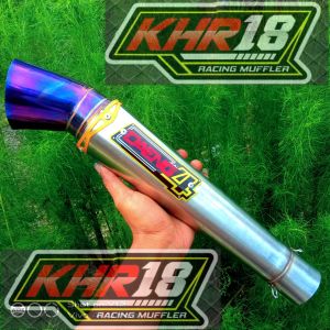 TERLARIS SILENCER KNALPOT DAENG SAI 4 CORONG DIAMOND UKURAN SOK 50mm