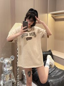 Áo Thun Tay Ngắn Dày Thời Trang Rộng Rãi Mùa Thu Đông Có Khóa Kéo Thời Trang Đường Phố Thường Ngày Cho Nữ