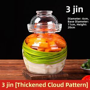 QIAOLESEN | Thickened Large Sealed Food Jar for Pickles