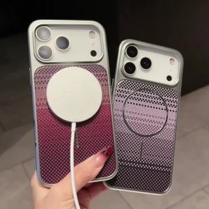 Ốp Điện Thoại Từ Tính Họa Tiết Sợi Carbon Cao Cấp Dành Cho iPhone 17/16/15/14 Pro Max Plus Magsafe - Vỏ Bảo Vệ Chống Sốc