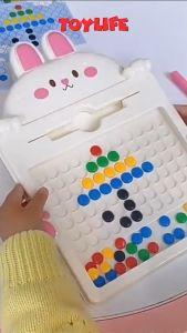 Bảng vẽ xếp hình nam châm thế hệ mới cho bé đồ chơi giáo dục phát triển trí tuệ thông minh trẻ em 2 3 4 5 tuổi TOYLIFE