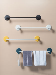 ตู้เสื้อเชิ้ตผ้าเช็ดตัวแบบติดผนังที่ไม่ต้องเจาะ ชั้นวางของในห้องน้ำที่สร้างสรรค์ ไม่มีรอยต่อ จัดระเบียบอย่างเรียบง่าย