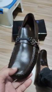 SEPATU PRIA KERJA KANTOR 100 % KULIT /LOAFER/SLIP ON/PANTOFEL/SOL TANAM HOLAND 0.1 SERIES