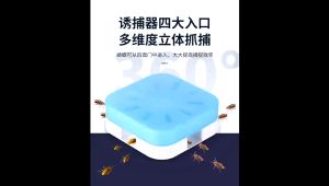 lipas Box Cockroach Catcher Effective 4 Entrance Plastic Reusable Cockroach Killer Box for Home 蟑螂屋Kitchen Accessories Roach Killer Catcher Cockroach Trap Box Cockroach Removal Cockroach Killer Trap Cockroach Box Kill Cockroach