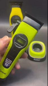 Kemei KM-1593&KM-1595 8000rpm External Brushless Motor Pro Barber Clipper Hair Removal Appliances DLC Blade Clippers
