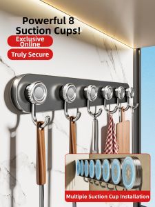 SHENFAN | Suction Cup Wall Mounted Kitchen Organizer