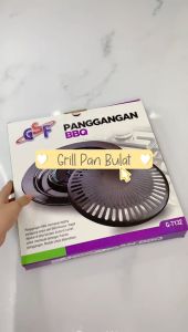 Alat Panggangan BBQ Grill Bulat 30cm Anti Lengket 7132 GSF / PANGGANGAN BULAT BBQ Alat Panggang BBQ Grill 30 CM 7132