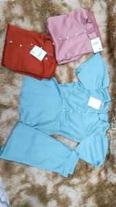 BỘ ÁO LAM PHẬT TỬ ĐI LỄ CHÙA TAY BỒNG CỔ TRÒN CÚC NGỌC VẠT XÒE THIẾT KẾ BÀ BA CÁCH TÂN MAY SẴN KÈM QUẦN