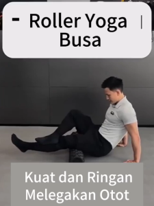 Roller Foam Yoga - Kolom Yoga Olahraga Alat Bantu Relaksasi Otot Roller Pijat Batang Olahraga