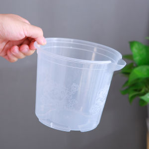 Chậu Nhựa Tự Thấm Nước Hai Lớp Trong Suốt Cho Ban Công Nhà Cửa Chậu Cây Trong Nhà Chống Thấm Nước Bền Bỉ Chậu Cây Trong Nhà