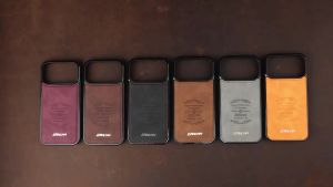 Elegant Faux Leather Phone Case for Samsung S26 S25 S24 S23 S22 Ultra FE Anti-Slip Drop-Proof Vintage Leather Faux Phone Cover