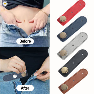 Leather Waist Adjust Extender Metal Button Enlarge Waist for Jeans Pants No Sewing Waist Extender Buckles Fixing Kit