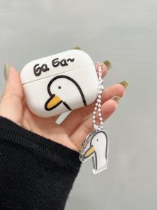 Cute Duckling Design AirPods Protective Case Wireless Bluetooth Soft Shell Case for  AirPods 3 4 5 Generation Headphone Cover