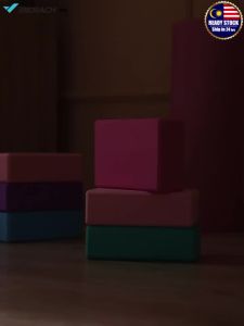 Fitness Yoga Brick Gym Home Exercise Workout Block Pilates Stretching Support Foam Bata Yoga Senaman Sokongan Blok