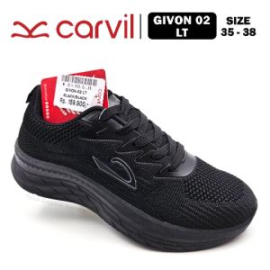 Sepatu Sekolah Anak SD SMP Remaja Laki Laki/Perempuan – CARVIL – GIVON 02 LT – Size 35-38 – Sneakers – Sport – Tali